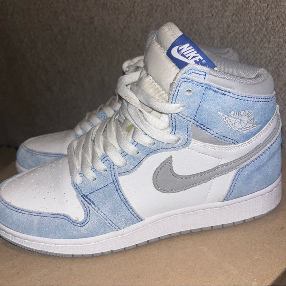 Jordan Retro High Hyper Royal Smoke Grey 7Y (fits an